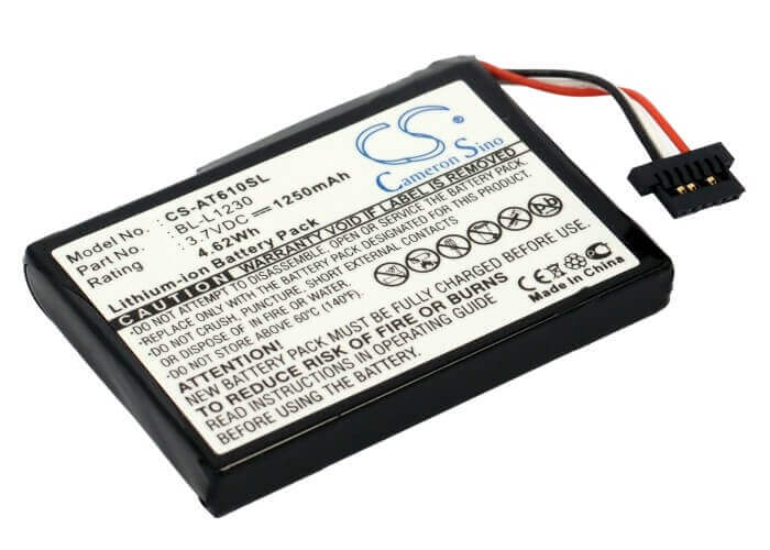 3,7V, Li-ion, 1250mAh, batterie GPS compatible Airis, Bl-l1230, T610, T620, 4,63Wh GPS, Navigator Cameron Sino Technology Limited
