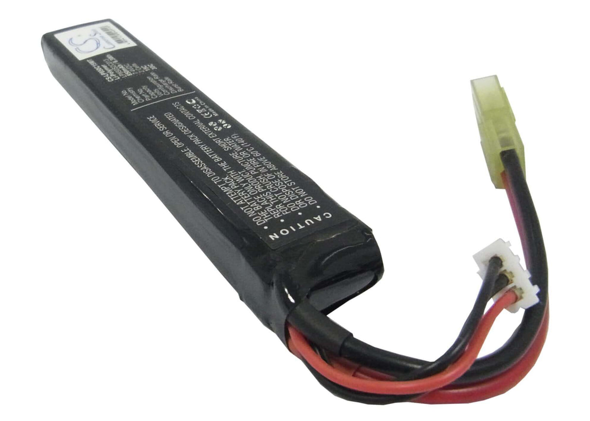 7.4V, Li-Polymer, 850mAh, Airsoft Guns battery fits Airsoft Guns, Lp850s2c013, Cs-lp850c15mt, 6.29Wh Airsoft Guns Cameron Sino Technology Limited