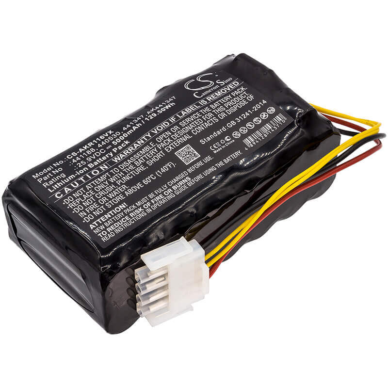 25.9V, Li-ion, 5000mAh, Lawn Mowers battery fits Al-ko, 20196003, 119511, 440530, 129.50Wh Lawn Mowers Cameron Sino Technology Limited (Dangerous Goods)