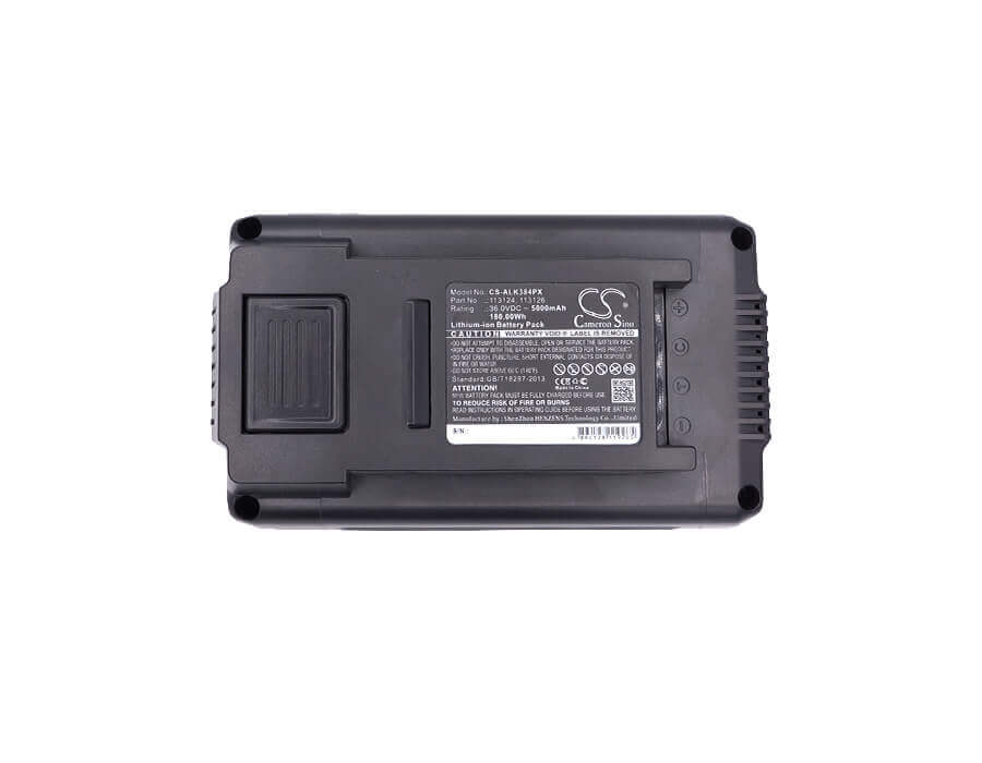 Battery For Al-ko, 38.4 Li Comfort, 38.4li, Comfort 38.4 Li, Dc-3630li 36v, 5000mah - 180.00wh Lawn Mowers Cameron Sino Technology Limited (Dangerous Goods)