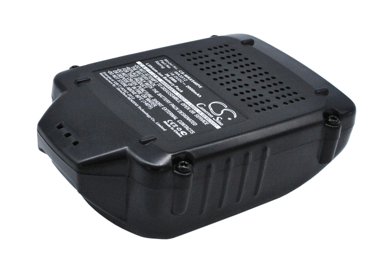 18,0V, Li-ion, 2000mAh, batterie pour outils électriques compatible avec Al-ko, Deltafox, Rockwell, Worx, Rw9351.1, Trimmer Gtli 18v Comfort, 36Wh Outils électriques Cameron Sino Technology Limited (Outils électriques)