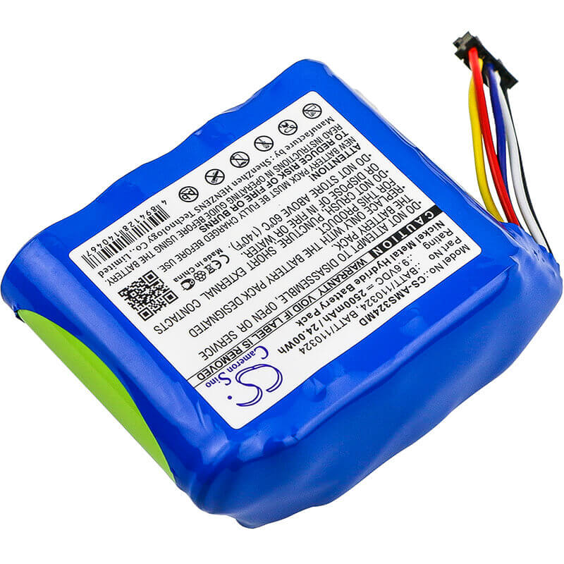 Batterie pour Alaris Medicalsystems, Pompe à seringue Asena Gp, Station de travail Gateway, 9,6v, 2500mah - 0,67wh Batteries pour l'électronique Cameron Sino Technology Limited (Suspendu)