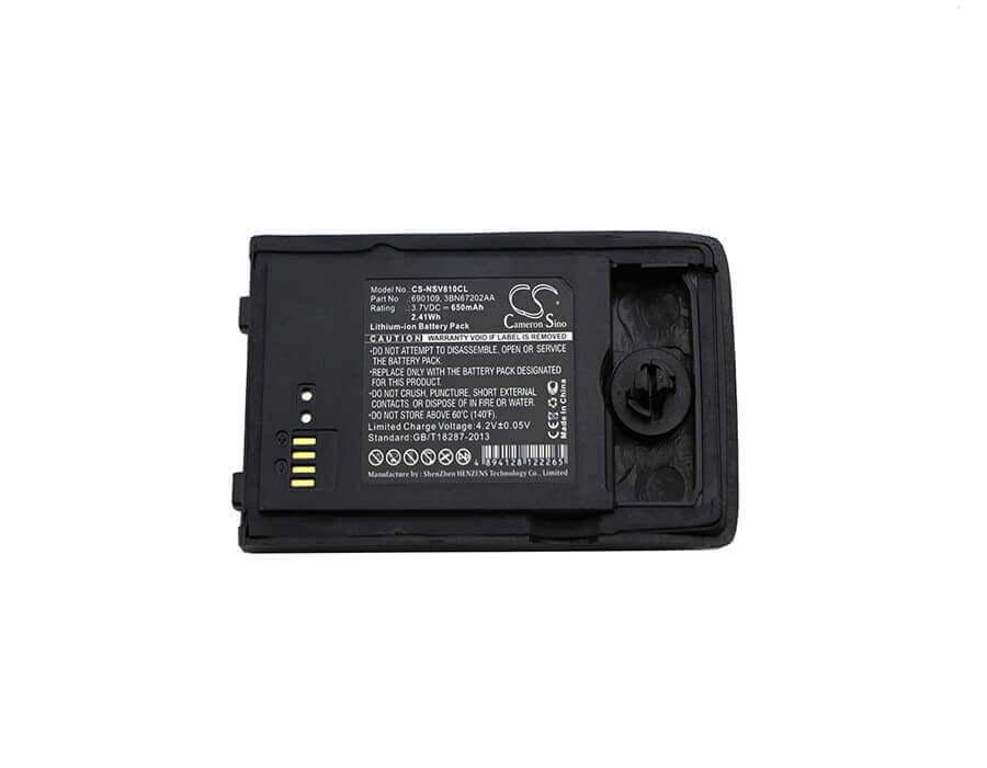 3.7V, Li-ion, 650mAh, batterie de téléphone sans fil compatible avec Alcatel, Nec, 3bn67202aa, 3bn67200aa, 3bn67201aa, 2.405Wh Téléphone sans fil Cameron Sino Technology Limited (Téléphone sans fil)