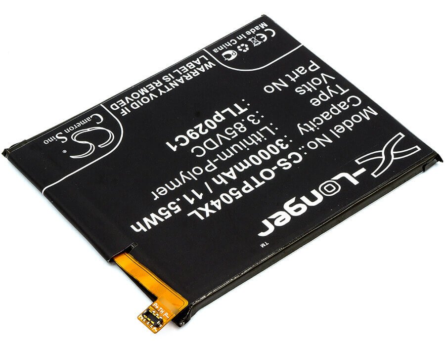3.85V, Li-Polymer, 3000mAh, SmartPhone battery fits T-mobile, Lively, Metropcs, Greatcall, Alcatel, Tlp029c1, 5049s, 5049w, 11.55Wh Mobile, SmartPhone Cameron Sino Technology Limited (Smartphone)