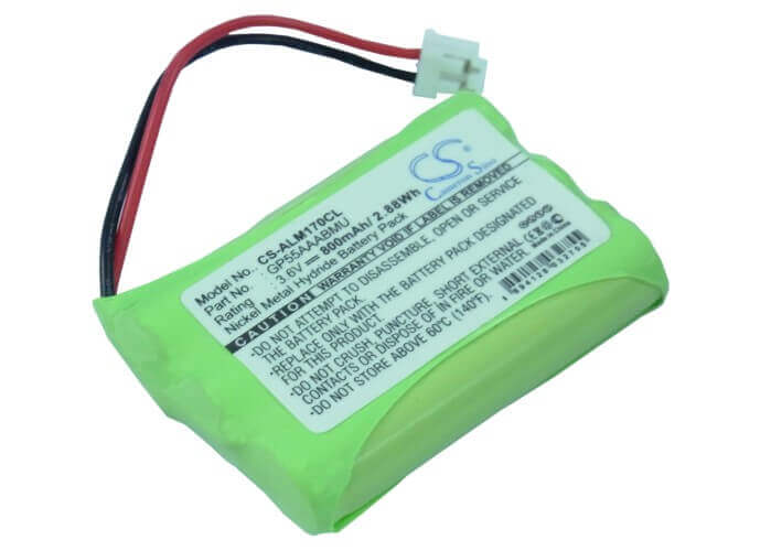 3,6V, Ni-MH, 800mAh, batterie de téléphone sans fil compatible avec Betacom, Alcatel, Audioline, Binatone, Gp, Gp55aaabmu, Alcatel Altiset S Gap, Alcatel Bilboa 570, 2,88Wh Téléphone sans fil Cameron Sino Technology Limited (Téléphone sans fil)