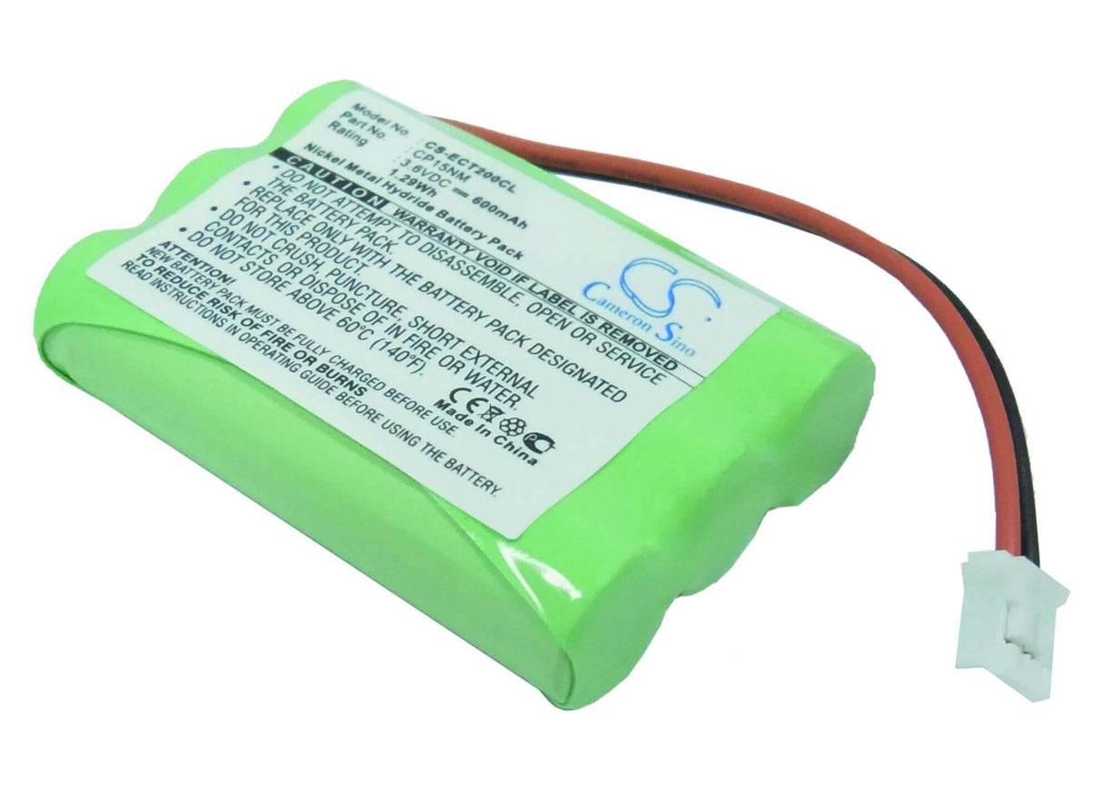3.6V, Ni-MH, 600mAh, batterie de téléphone sans fil compatible avec Samsung, Teletalk, Uniross, Gp, Ericsson, Alcatel, 29h, Altiset Comfort, Altiset Easy, 2.16Wh Téléphone sans fil Cameron Sino Technology Limited (Téléphone sans fil)