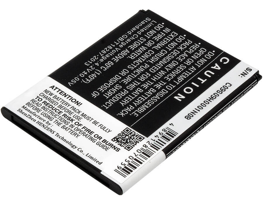 3,7V, Li-ion, 1500mAh, batterie de smartphone compatible avec Virgin Mobile, Megafon, Alcatel, T-mobile, Tcl, Uscellular, By71, One Touc Pop, One Touc Pop C1, 5,55Wh Mobile, Smartphone Cameron Sino Technology Limited (Smartphone)