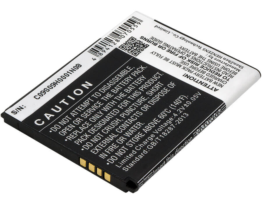 3,7V, Li-ion, 1500mAh, batterie de smartphone compatible avec Virgin Mobile, Megafon, Alcatel, T-mobile, Tcl, Uscellular, By71, One Touc Pop, One Touc Pop C1, 5,55Wh Mobile, Smartphone Cameron Sino Technology Limited (Smartphone)