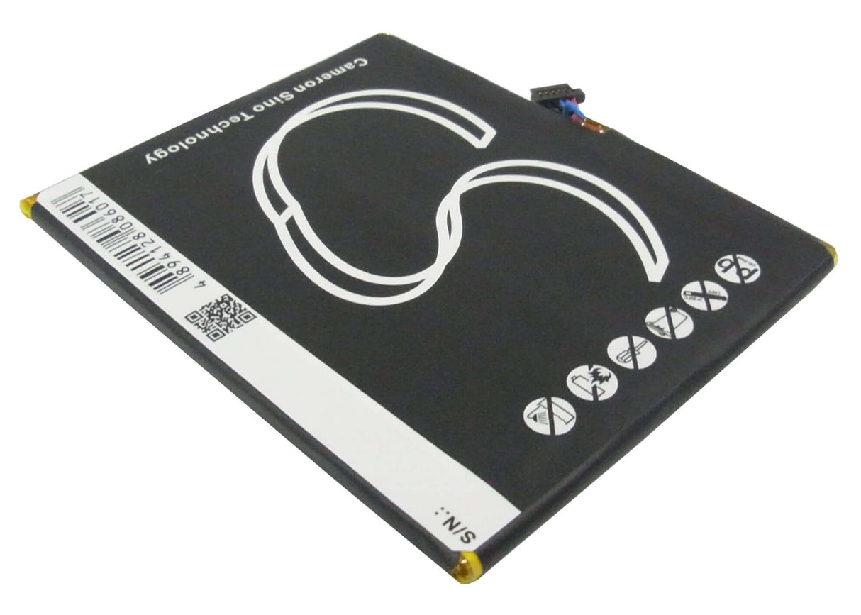 3.7V, Li-Polymer, 4150mAh, Tablet battery fits Alcatel, Cab4160000c1, One Touch Evo 7, Ot-t70, 15.36Wh Tablet Cameron Sino Technology Limited