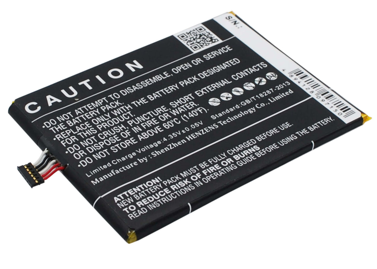 3,8V, Li-Polymer, 2150mAh, batterie de smartphone compatible avec Alcatel, Tlp021a2, One Touch Idol 2s, Ot-6050, 8,17Wh Mobile, Smartphone Cameron Sino Technology Limited (Smartphone)