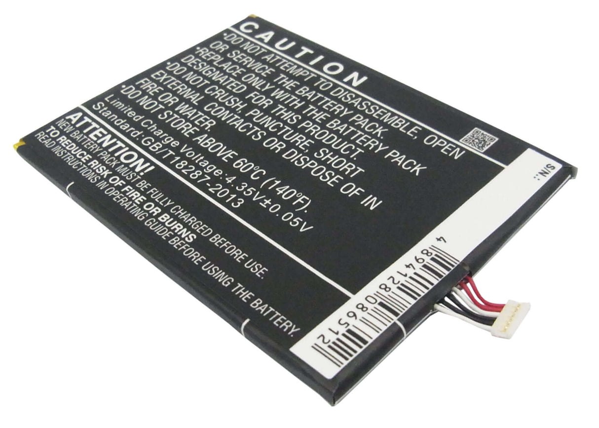 3.8V, Li-Polymer, 2000mAh, SmartPhone battery fits Tcl, Alcatel, Cac2000012c2, 6039s-2aalus7, One Touch Idol 2, 7.6Wh Mobile, SmartPhone Cameron Sino Technology Limited (Smartphone)
