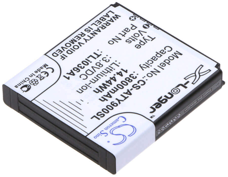 3.8V, Li-ion, 3800mAh, Hotspot battery fits Alcatel, Tli036a1, One Touch Link 4g+, One Touch Link 4g+ Lte, 14.44Wh Hotspot Cameron Sino Technology Limited