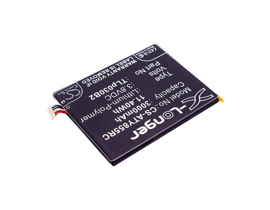3.8V, Li-Polymer, 3000mAh, Hotspot battery fits Ee, Alcatel, Tlp030b2, One Touch Link Y855, 11.40Wh Hotspot Cameron Sino Technology Limited