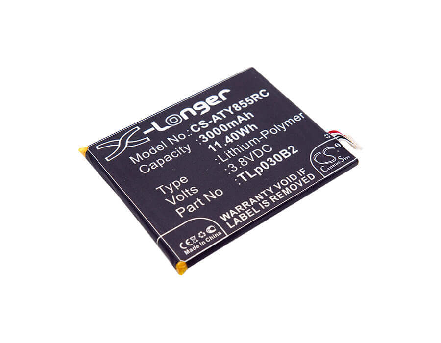 3.8V, Li-Polymer, 3000mAh, Hotspot battery fits Ee, Alcatel, Tlp030b2, One Touch Link Y855, 11.40Wh Hotspot Cameron Sino Technology Limited