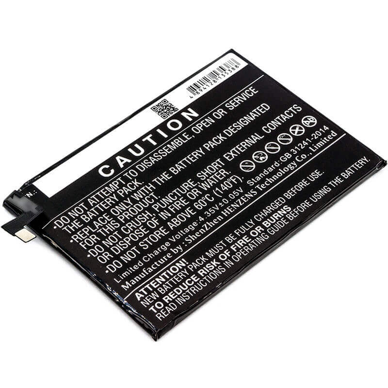 3.8V, Li-Polymer, 5000mAh, batterie de smartphone compatible avec Alcatel, Cac5000006cc, 5023f, One Touch Pixi 4 Plus Power, 19Wh Mobile, SmartPhone Cameron Sino Technology Limited (Smartphone)