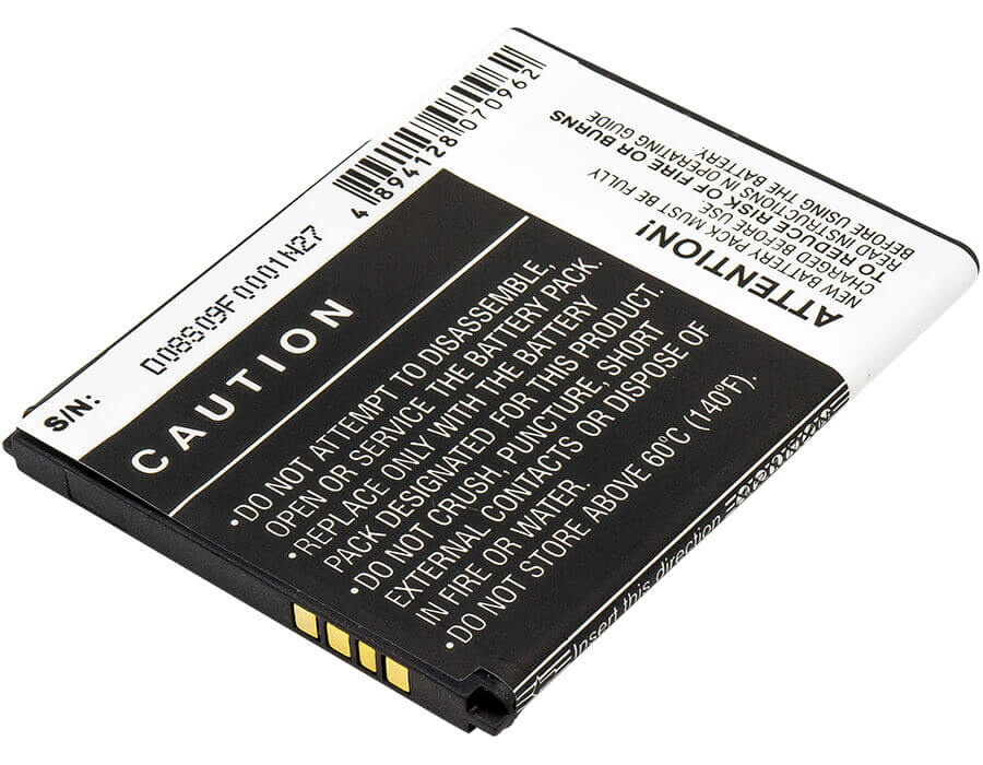 3,7V, Li-ion, 1450mAh, batterie de smartphone compatible avec Tcl, Alcatel, Uscellular, Cab60b0001c1, Adr3045, One Touch Shockwave, 5.37Wh Mobile, Smartphone Cameron Sino Technology Limited (Smartphone)