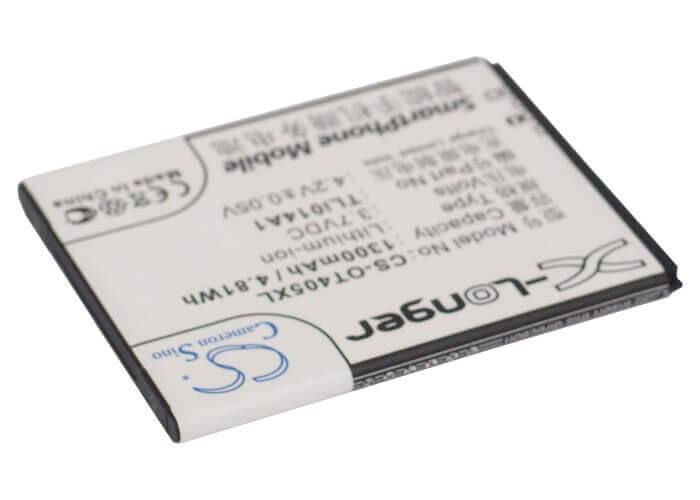 3.7V, Li-ion, 1300mAh, SmartPhone battery fits Orange, T-mobile, Alcatel, Cab1400002c1, 4013x, 4028s-2aalus1, 4.81Wh Mobile, SmartPhone Cameron Sino Technology Limited (Smartphone)