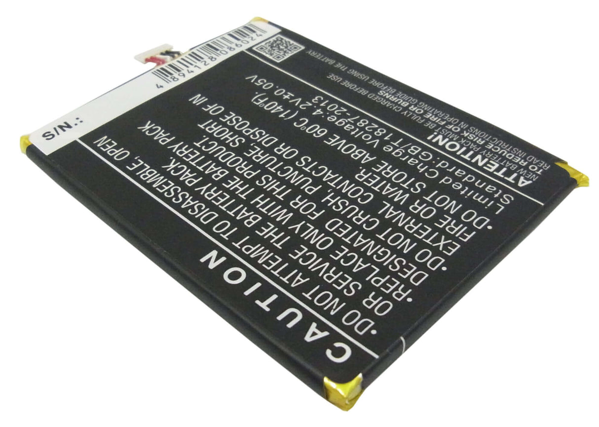 3,7V, Li-Polymère, 1800mAh, Batterie de smartphone compatible avec Alcatel, Tlp018c2, One Touch Idol Ultra, Ot-6033, 6,66Wh Mobile, Smartphone Cameron Sino Technology Limited (Smartphone)