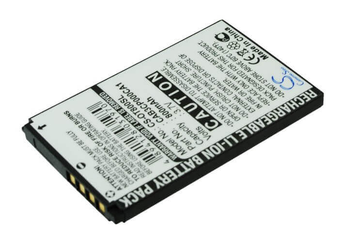 3.7V, Li-ion, 800mAh, SmartPhone battery fits Alcatel, Tcl, Cab20100000c1, Gyari, One Touch 799, 2.96Wh Mobile, SmartPhone Cameron Sino Technology Limited (Smartphone)