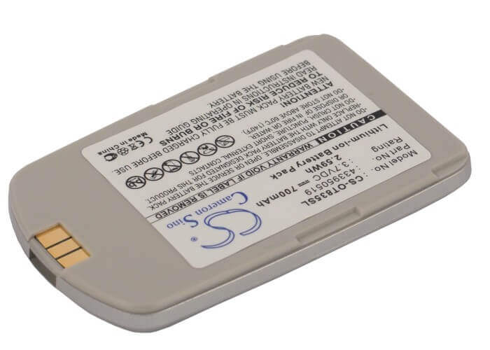 3,7V, Li-ion, 700mAh, Batterie de smartphone compatible avec Alcatel, 433950519, Ot-825, O-t835, 2,59Wh Mobile, Smartphone Cameron Sino Technology Limited (Smartphone)