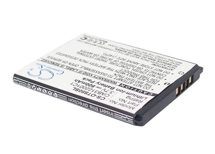 3,7V, Li-ion, 800mAh, batterie de smartphone compatible avec At&t, Tcl, Билайн, Mегафон, Tracfone, Alcatel, T-mobile, Vodafone, Btr510ab, A392, A392g, 2,96Wh Mobile, Smartphone Cameron Sino Technology Limited (Smartphone)