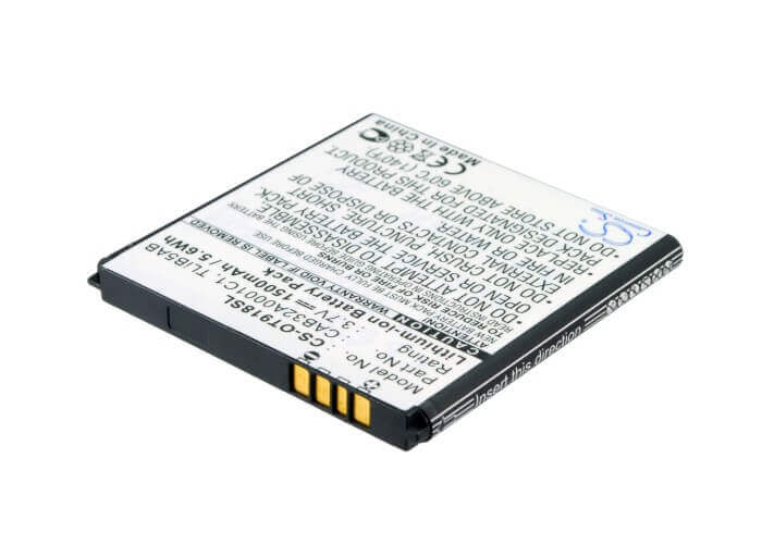 3.7V, Li-ion, 1500mAh, SmartPhone battery fits Base, Tcl, Alcatel, Cab1500007c1, Ee40, Ee40vb, 5.55Wh Mobile, SmartPhone Cameron Sino Technology Limited (Smartphone)