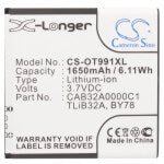3.7V, Li-ion, 1650mAh, SmartPhone battery fits Alcatel, By78, One Touch 6010, One Touch 6010d, 6.11Wh Mobile, SmartPhone Cameron Sino Technology Limited (Smartphone)