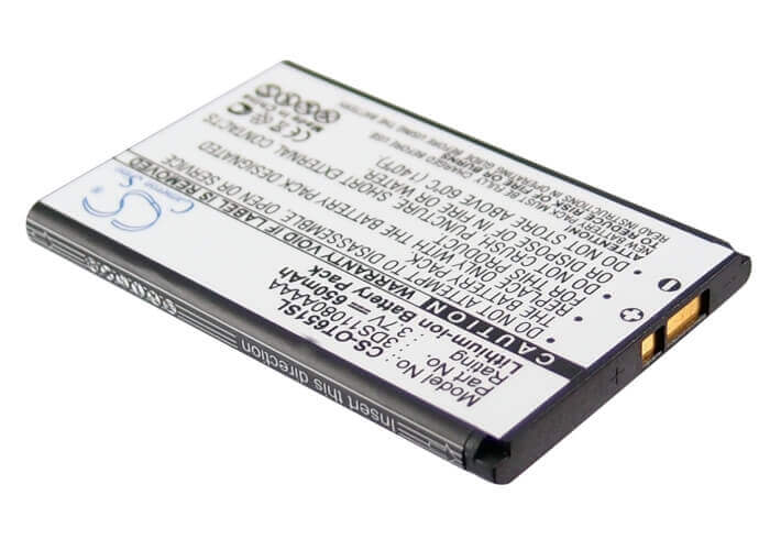 3.7V, Li-ion, 650mAh, SmartPhone battery fits Tchibo, Alcatel, 3ds10241aaaa, Lollipops, One Touch 158, 2.41Wh Mobile, SmartPhone Cameron Sino Technology Limited (Smartphone)