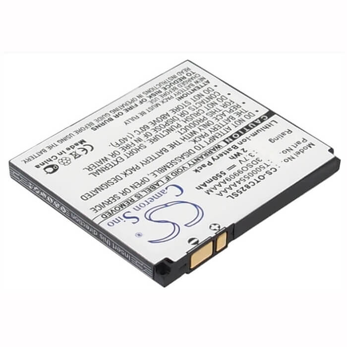 3.7V, Li-ion, 550mAh, SmartPhone battery fits Alcatel, 3dso9909aaam, Elle No3, One Touch C825, 2.04Wh Mobile, SmartPhone Cameron Sino Technology Limited (Smartphone)
