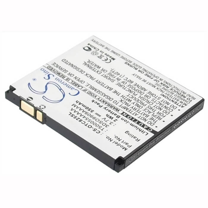 3.7V, Li-ion, 550mAh, SmartPhone battery fits Alcatel, 3dso9909aaam, Elle No3, One Touch C825, 2.04Wh Mobile, SmartPhone Cameron Sino Technology Limited (Smartphone)