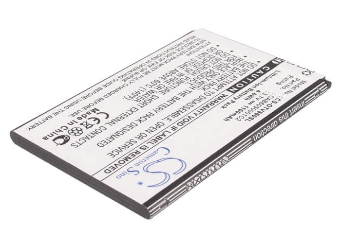 3.7V, Li-ion, 1100mAh, SmartPhone battery fits Vodafone, Alcatel, Cab6050000c1, Ot-v860, V860, 4.07Wh Mobile, SmartPhone Cameron Sino Technology Limited (Smartphone)