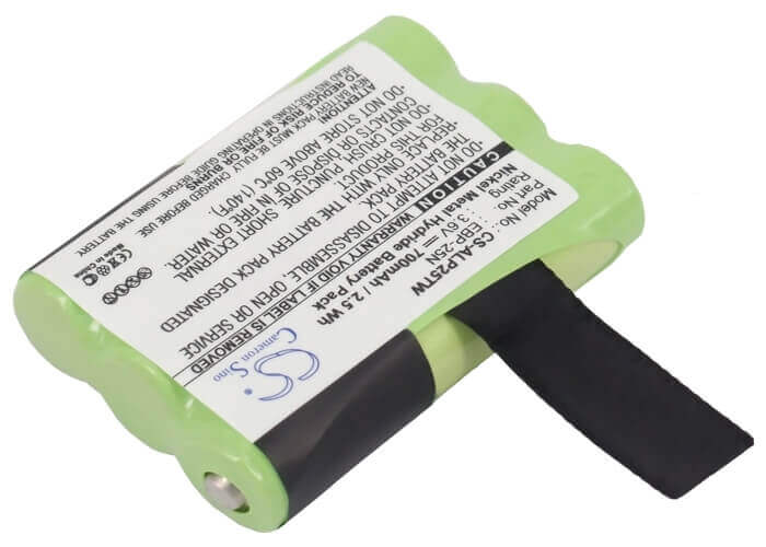 3.6V, Ni-MH, 700mAh, Two-Way Radio battery fits Alinco, Ebp-25n, Dj-s41, Dj-sr1, 2.52Wh Two-Way Radio Cameron Sino Technology Limited