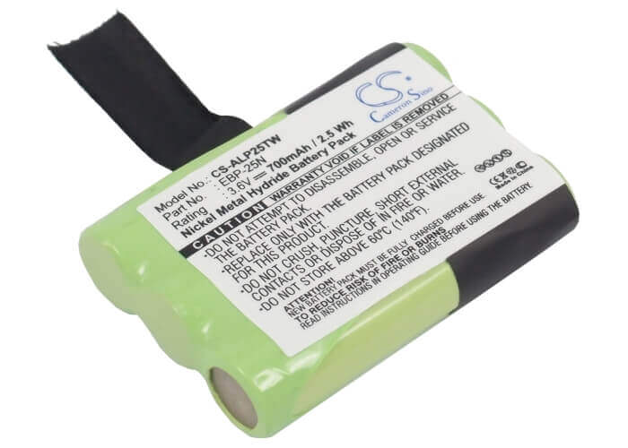 3.6V, Ni-MH, 700mAh, Two-Way Radio battery fits Alinco, Ebp-25n, Dj-s41, Dj-sr1, 2.52Wh Two-Way Radio Cameron Sino Technology Limited