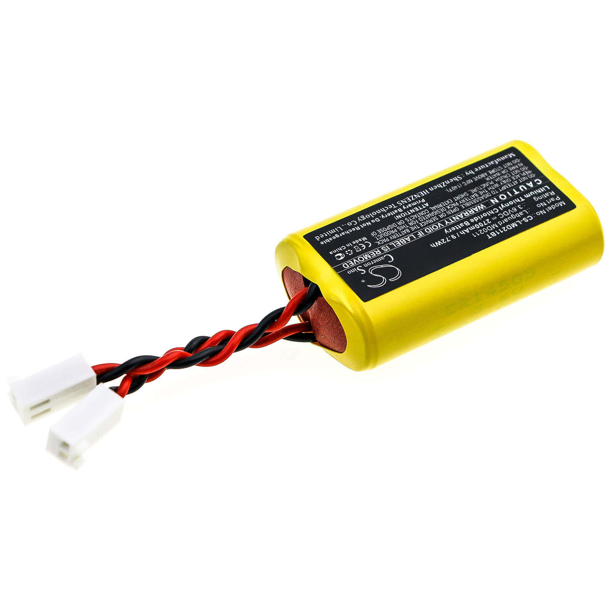 Li-SOCl2, Alarm Battery For Allarme, Labguard Md0211 3.6v, 2700mah - 9.72wh Alarm System Cameron Sino Technology Limited