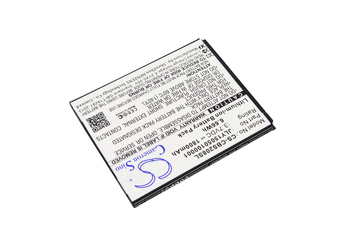 3.7V, Li-ion, 1800mAh, SmartPhone battery fits Alta Calidad, Cubot, Jly15050100001, B10, 6.66Wh Mobile, SmartPhone Cameron Sino Technology Limited (Smartphone)