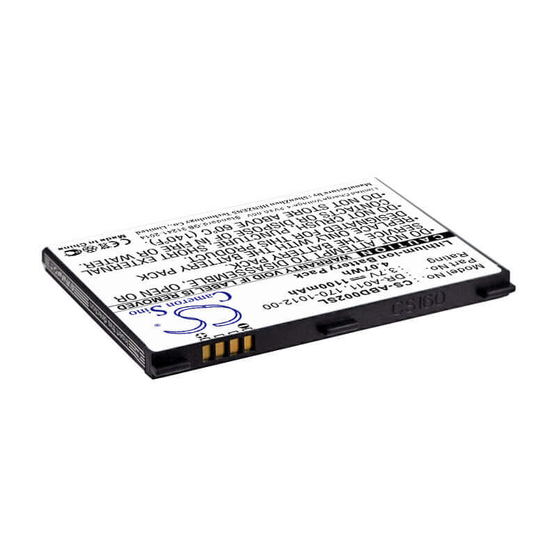 3.7V, Li-ion, 1100mAh, E-book, E-reader battery fits Amazon, 170-1012-00, Kindle 2, Kindle Dx, 4.07Wh E-book, E-reader Cameron Sino Technology Limited