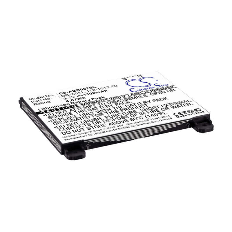 3.7V, Li-ion, 1100mAh, E-book, E-reader battery fits Amazon, 170-1012-00, Kindle 2, Kindle Dx, 4.07Wh E-book, E-reader Cameron Sino Technology Limited