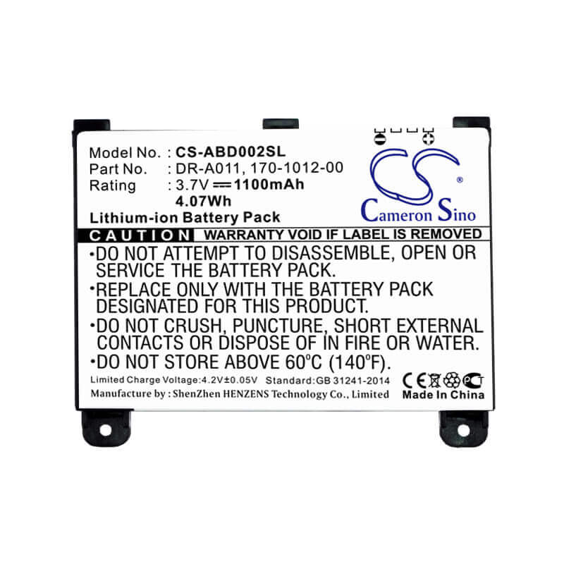 3.7V, Li-ion, 1100mAh, E-book, E-reader battery fits Amazon, 170-1012-00, Kindle 2, Kindle Dx, 4.07Wh E-book, E-reader Cameron Sino Technology Limited