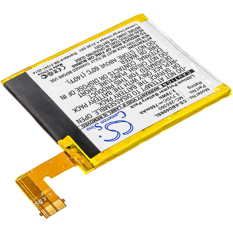 E-Reader battery For Amazon Kindle 6, D01100, Kindle 4 3.7v, 750mah - 2.78wh E-book, E-reader Cameron Sino Technology Limited