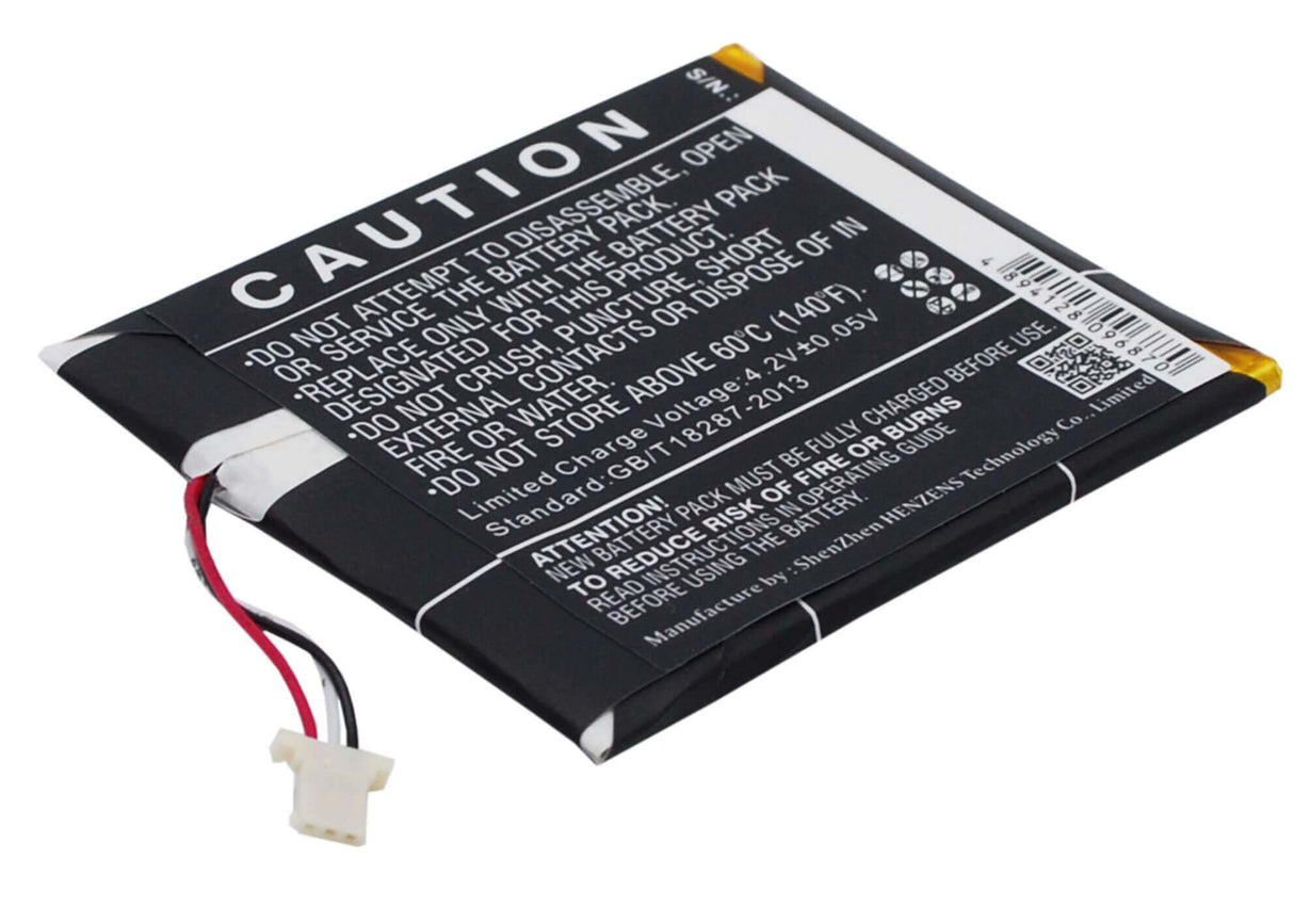 3.7V, Li-Polymer, 890mAh, E-book, E-reader battery fits Amazon, 58-000083, Kindle 499, Kindle 558, 3.29Wh E-book, E-reader Cameron Sino Technology Limited