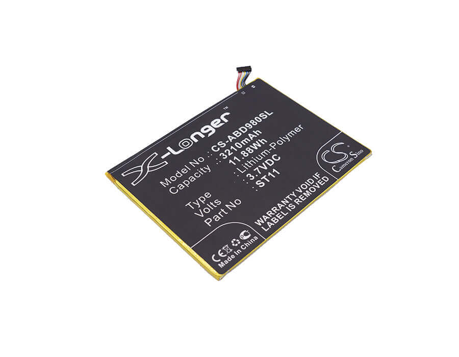 3.7V, Li-Polymer, 3210mAh, Tablet battery fits Amazon, 26s1009, Kindle Fire Hd 8 5th, Kindle Hd 8, 11.88Wh Tablet Cameron Sino Technology Limited