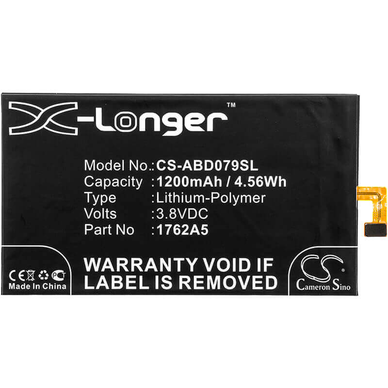 Battery For Amazon, Kindle Oasis 8th Charging Cover 3.8v, 1200mah - 4.56wh Batteries for Electronics Cameron Sino Technology Limited (Suspended)