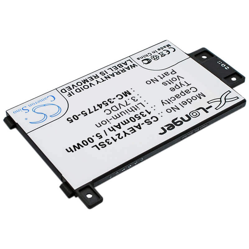 3.7V, Li-ion, 1350mAh, E-book, E-reader battery fits Amazon, 58-000049, Dp75sdi, Kindle Paperwhite 2013, 5Wh E-book, E-reader Cameron Sino Technology Limited