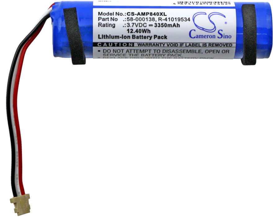 3.7V, Li-ion, 3350mAh, Speaker battery fits Amazon, Pw3840, Pw3840kl, 12.40Wh Speaker Cameron Sino Technology Limited
