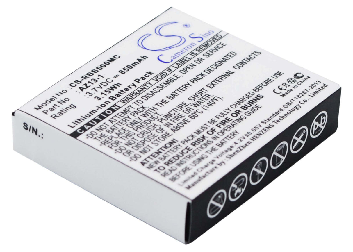Camera Battery For Ambarella A7ls 3.7v, 850mah - 3.15wh Camera Cameron Sino Technology Limited (Camera)