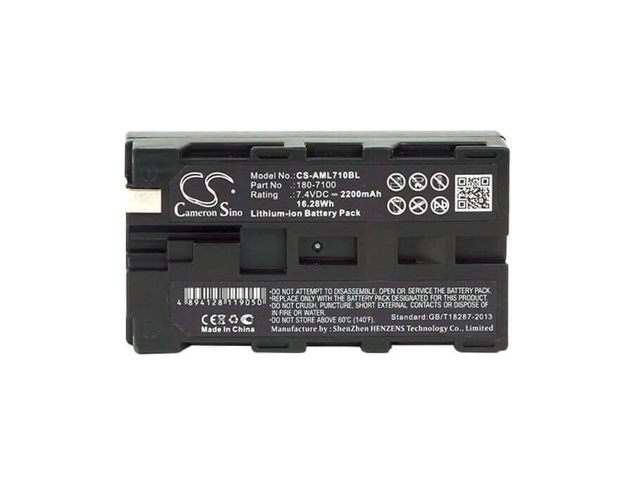 Barcode Scanner Battery For Aml M7100, M7220, M7221 7.4v, 2200mah - 16.28wh Barcode Scanner Cameron Sino Technology Limited