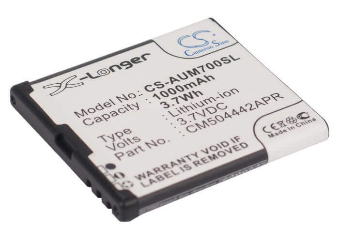3.7V, Li-ion, 1000mAh, SmartPhone battery fits Voca, Voxtel, Amplicomms, Cm504442apr, Powertel M6900, Powertel M7000, 3.7Wh Mobile, SmartPhone Cameron Sino Technology Limited (Smartphone)
