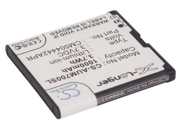 3.7V, Li-ion, 1000mAh, SmartPhone battery fits Voca, Voxtel, Amplicomms, Cm504442apr, Powertel M6900, Powertel M7000, 3.7Wh Mobile, SmartPhone Cameron Sino Technology Limited (Smartphone)