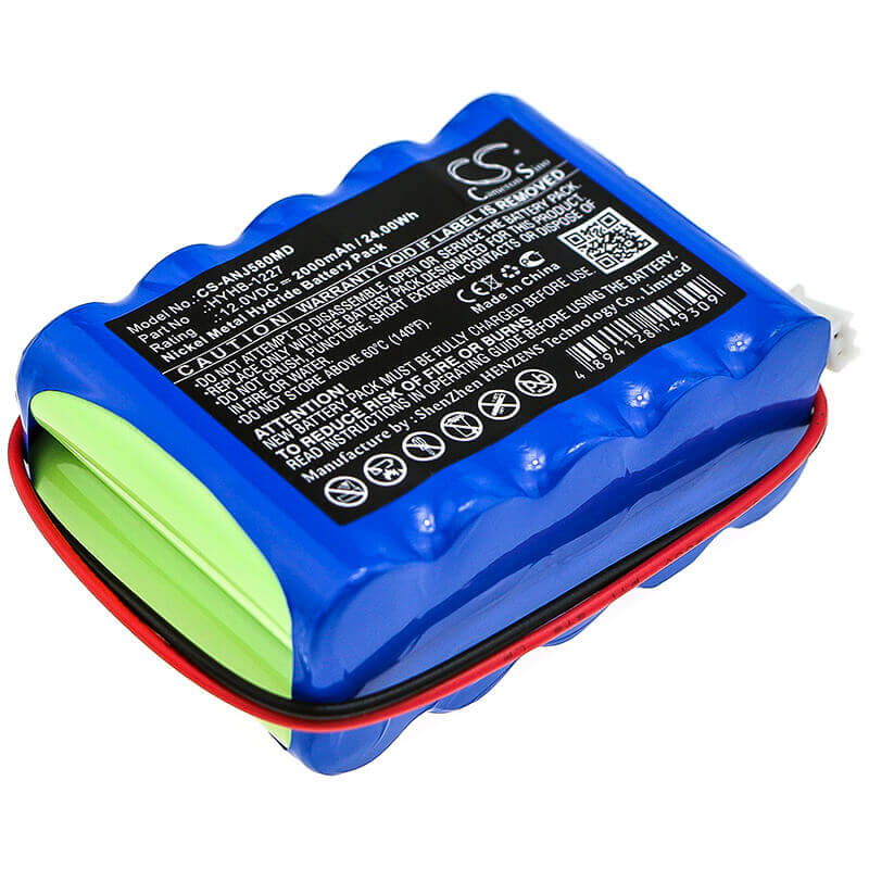 12.0V, Ni-MH, 2000mAh, Medical battery fits Angel, Hyhb-1227, Aj5800, Aj5803, 24.00Wh Medical Cameron Sino Technology Limited (Medical)