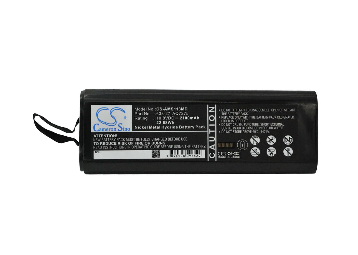 10.8V, Ni-MH, 2100mAh, Medical battery fits Anritsu, Bard Medsystem, 633-27, 9081d, Lmr Master, 22.68Wh Medical Cameron Sino Technology Limited (Medical)